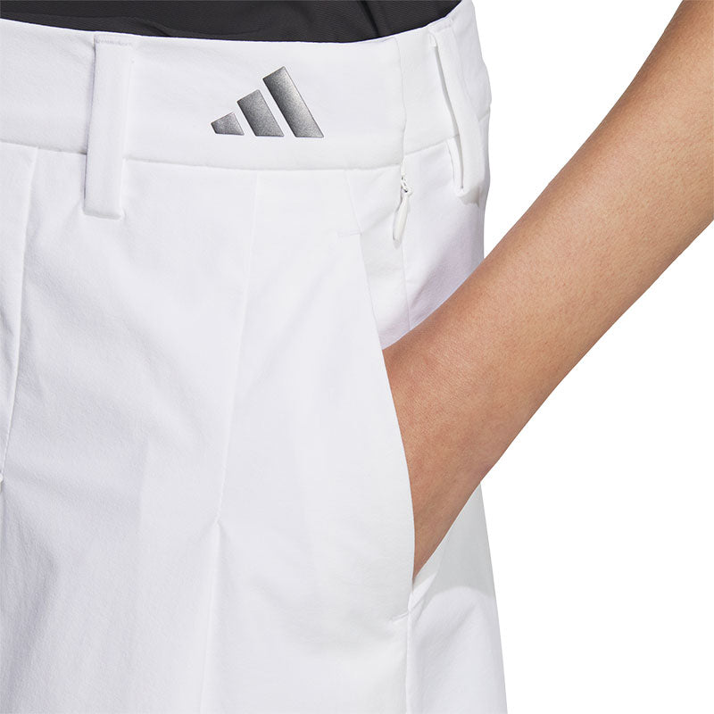 ADIDAS Ultimate365 Tour Pleats Skirt (White)