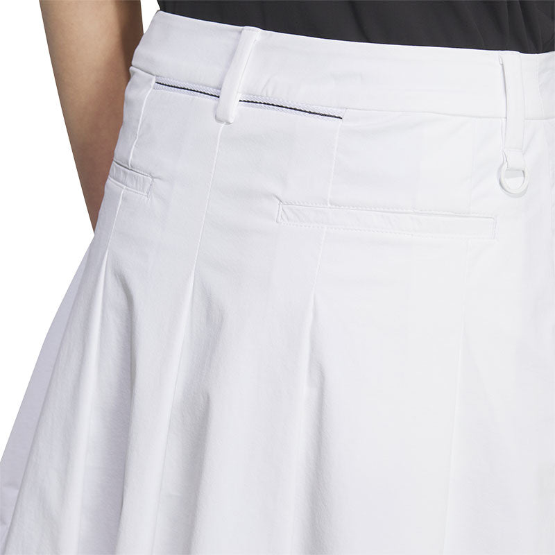 ADIDAS Ultimate365 Tour Pleats Skirt (White)