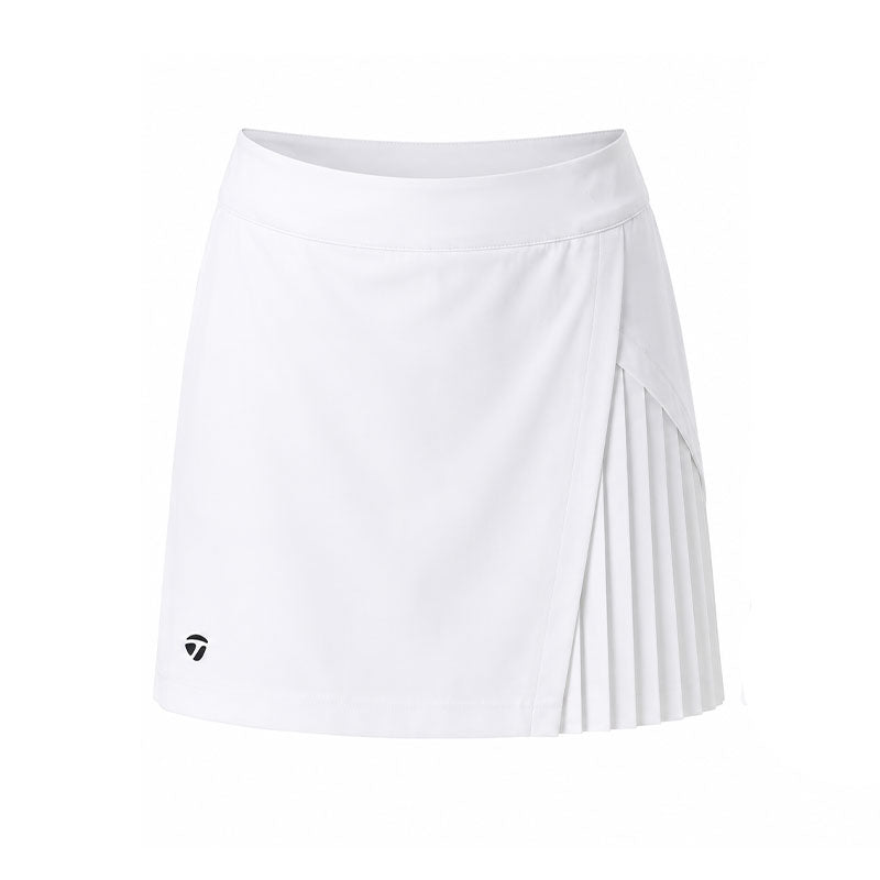 TAYLORMADE Slit Pleated Skort (White)