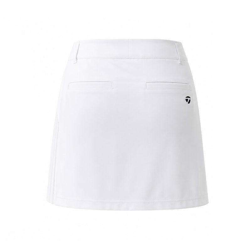 TAYLORMADE Slit Pleated Skort (White)