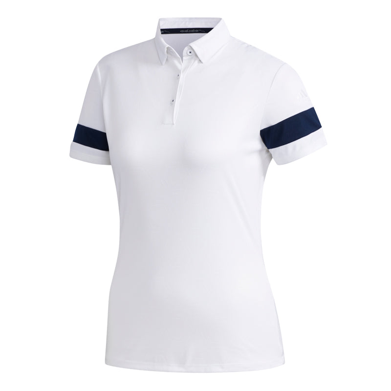 ADIDAS Hexagon Print Women's Polo (White)