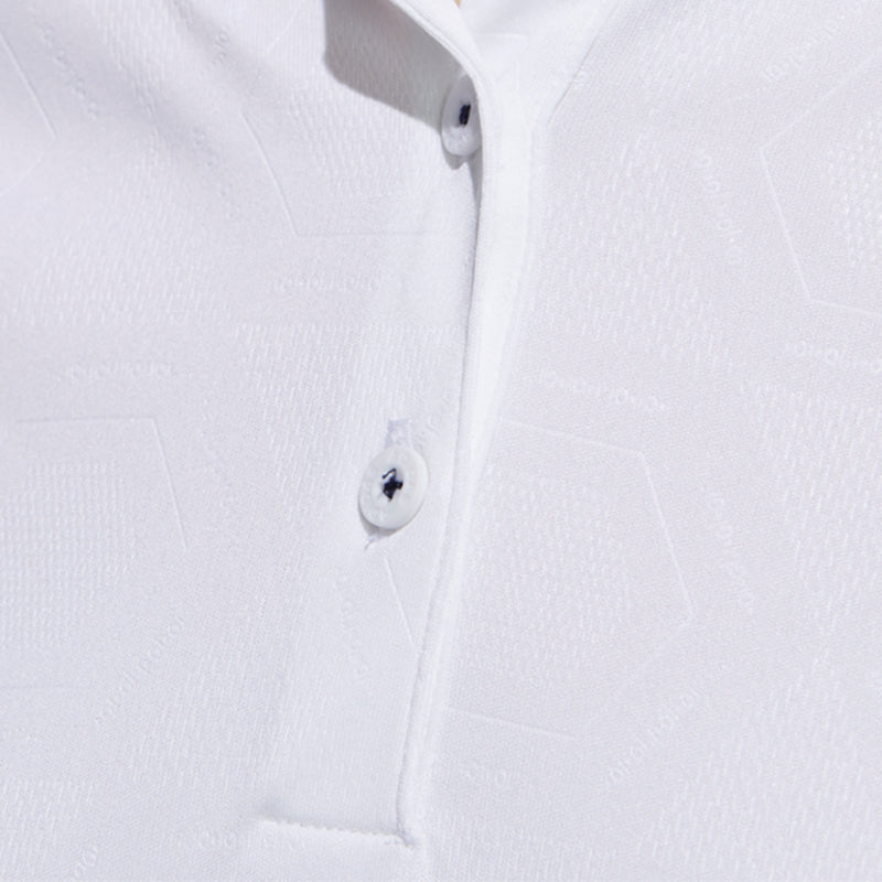 ADIDAS Hexagon Print Women's Polo (White)