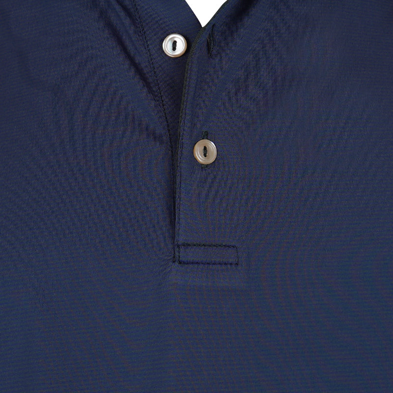 PETER MILLAR Solid Jersey Men's Polo (Navy)