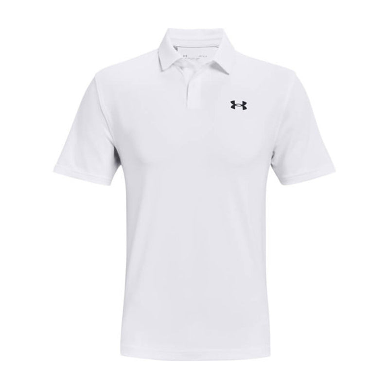 UNDER ARMOUR Tee-2-Green Men's Polo (White/Grey)