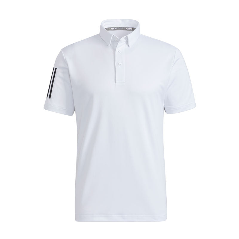 ADIDAS 3-Stripes Basic Men's Polo (White)