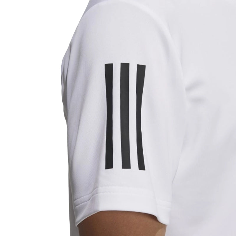 ADIDAS 3-Stripes Basic Men's Polo (White)