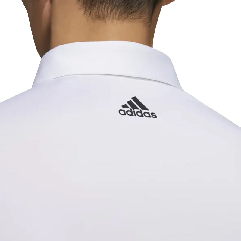 ADIDAS 3-Stripes Basic Men's Polo (White)