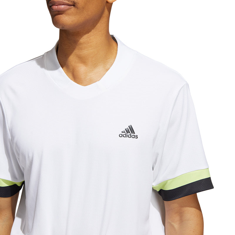ADIDAS HEAT.RDY Solid Men's Polo (White)