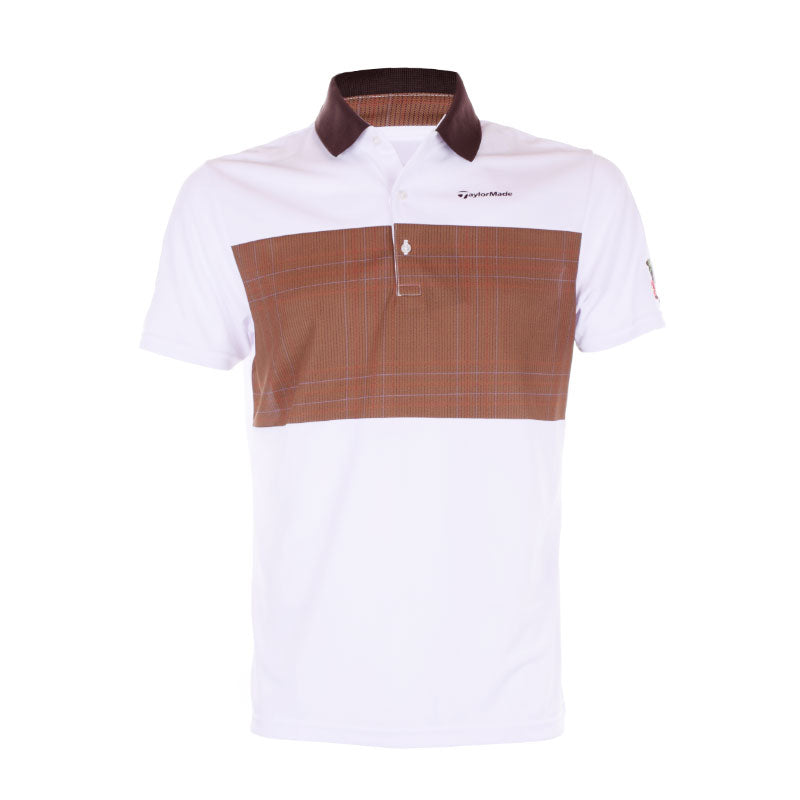 TAYLORMADE British Open Men's Polo (White/Multi)