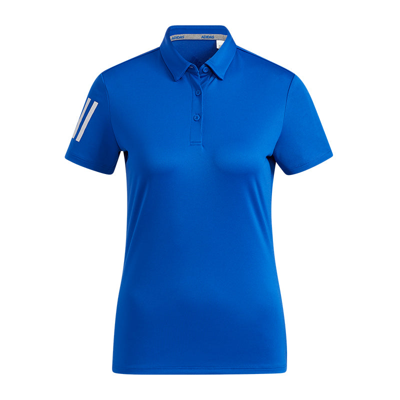 ADIDAS 3 Stripe Basic Women's Polo (Royal Blue)