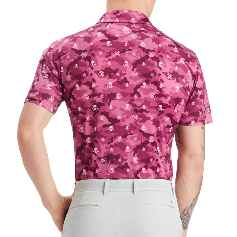 GFORE Camo Printed Jersey Men's Polo (Starburst Camo)