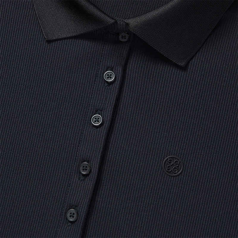 GFORE Tech Rib Women's Polo (Onyx)