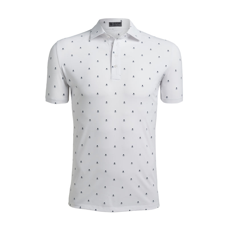 GFORE Mini Skull Men's Polo (Snow)