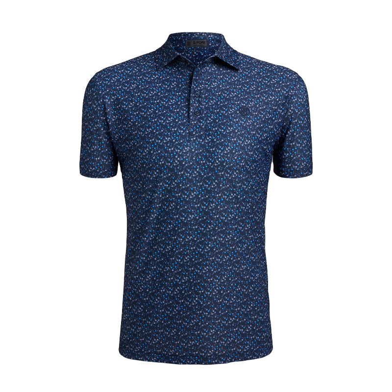 GFORE Papi Printed Pique Men's Polo (Twilight)