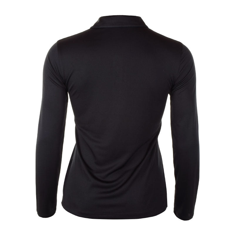 NIKE Dri-FIT Victory Women's Longsleeve Polo (Black)