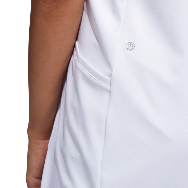 ADIDAS 3-Stripes Golf Dress (White)