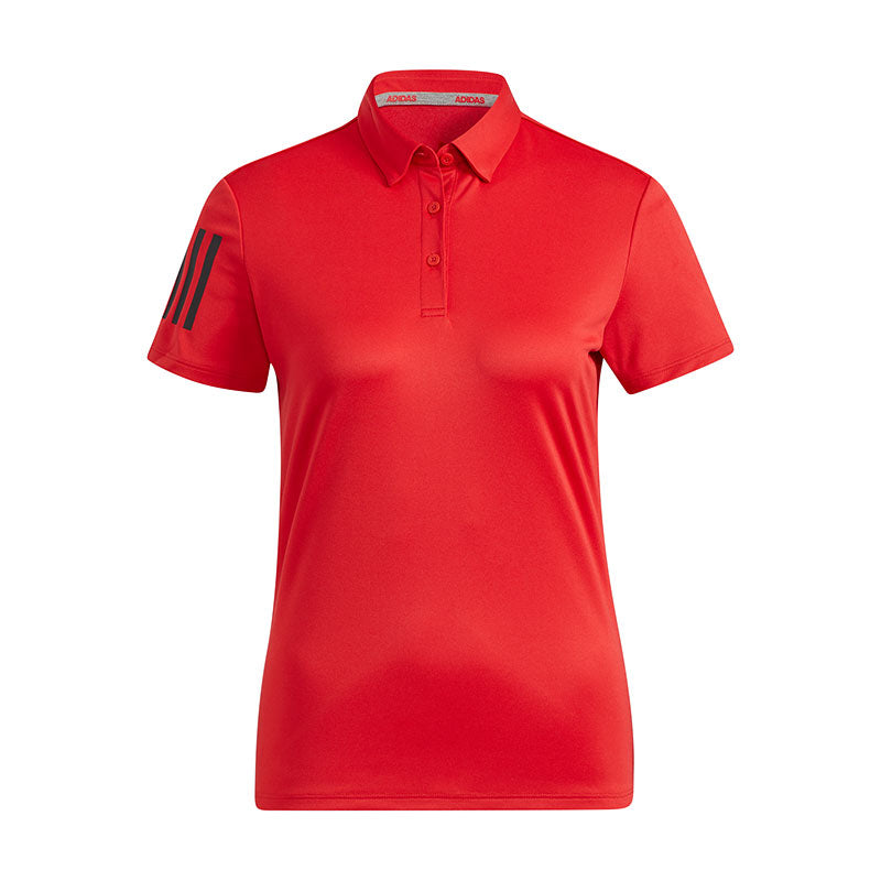 ADIDAS 3-Stripes Basic Women's Polo (Red)