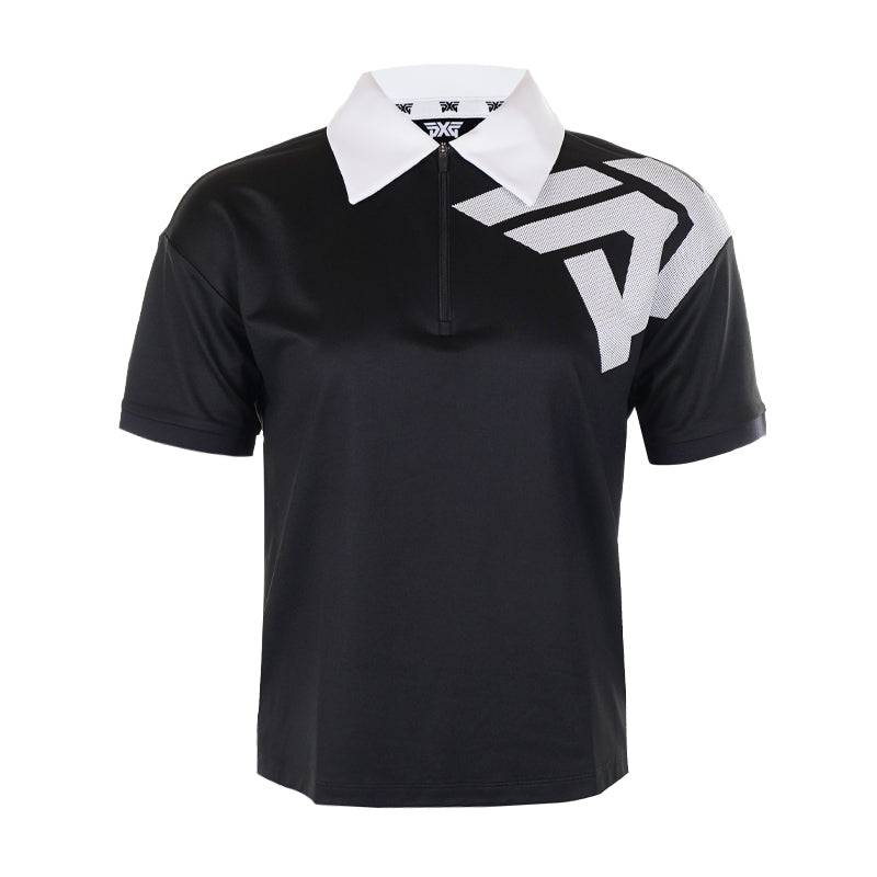 PXG Big Logo Women's Polo (Black)
