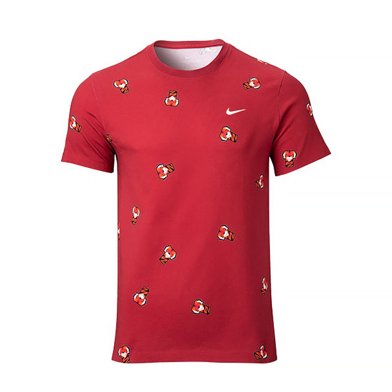 NIKE Tiger Woods Frank Men's T-Shirt (Gym Red)