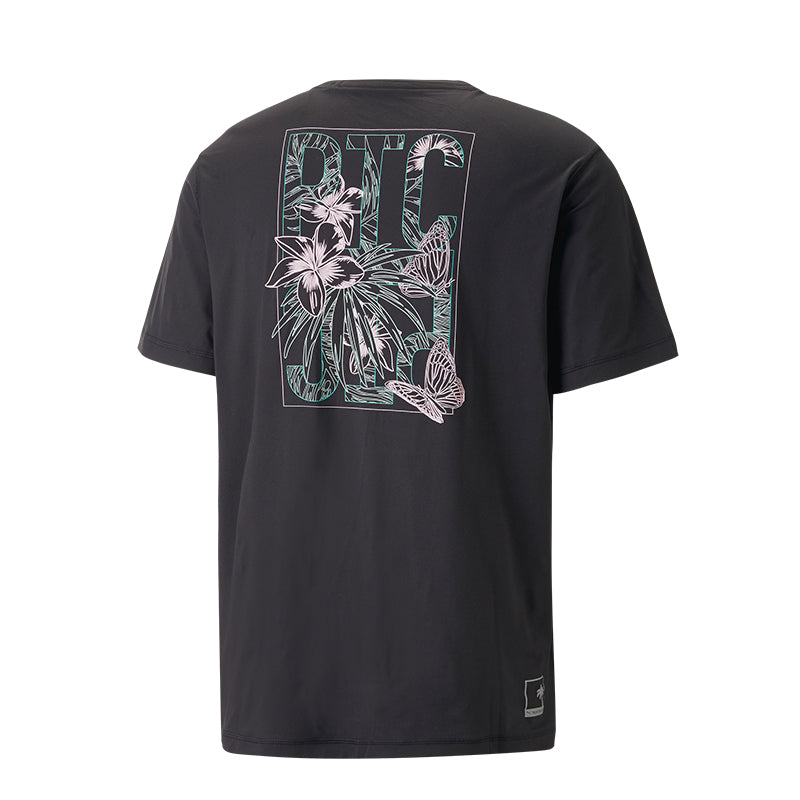 PUMA Palm Tree Crew Paradise Men's T-Shirt (Black)