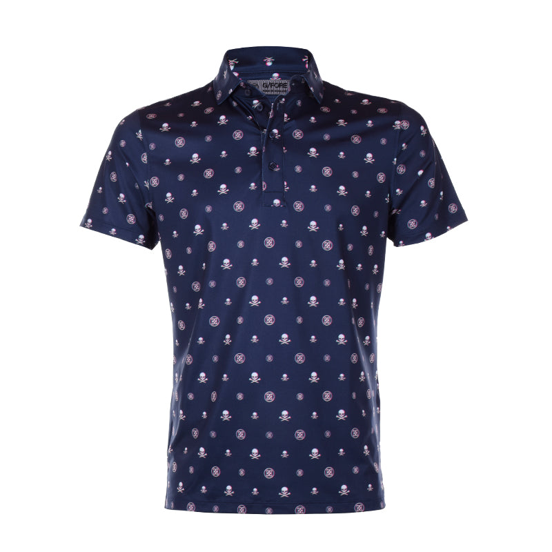 GFORE 3D Icon Logo Men's Polo (Twilight)