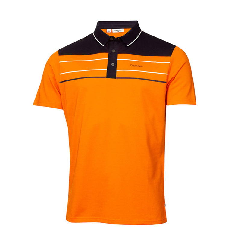 CALVIN KLEIN Blackwater Men's Polo (Orange)