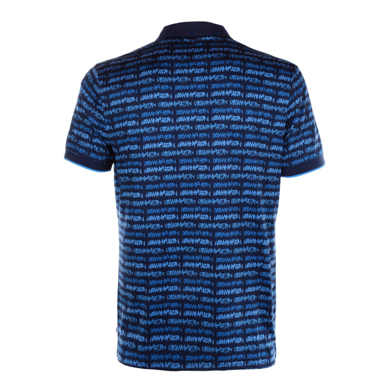CALVIN KLEIN Signature Men's Polo (Navy/Boy Blue)