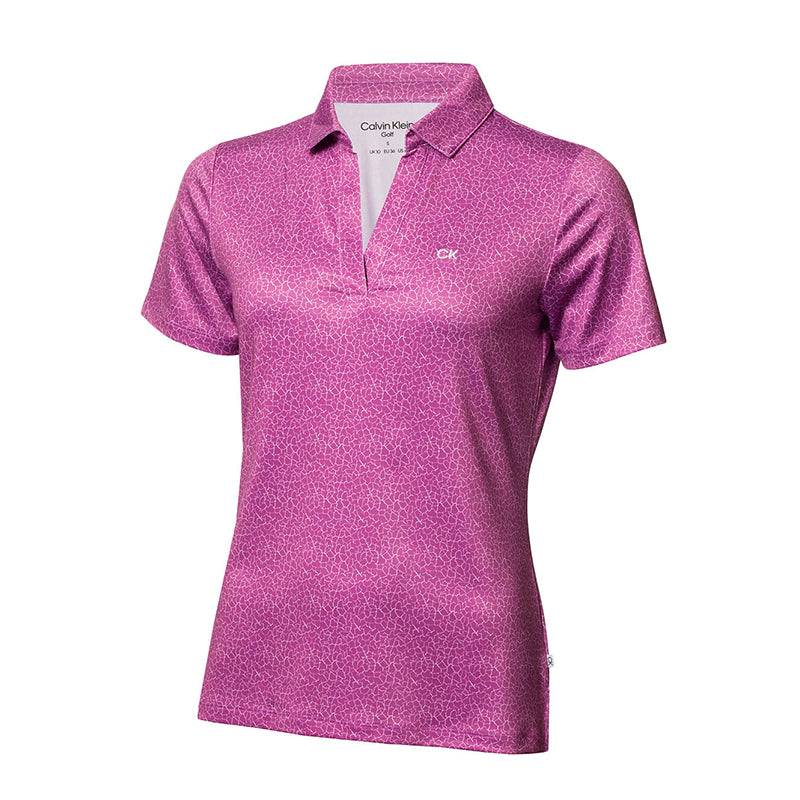 CALVIN KLEIN Crackle Women's Polo (Orchid)