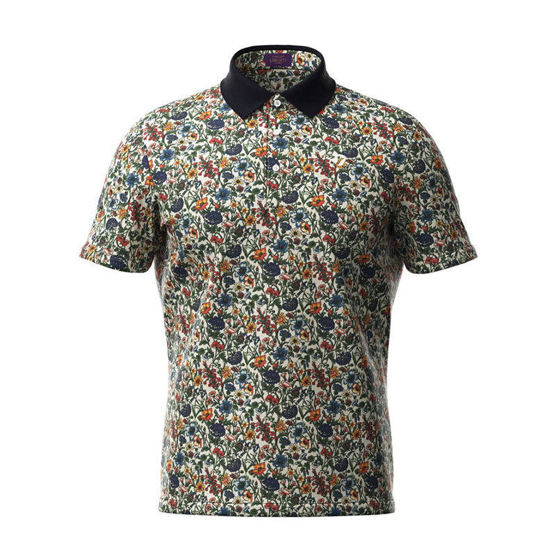 TAYLORMADE Liberty Fabric Men's Polo (White)