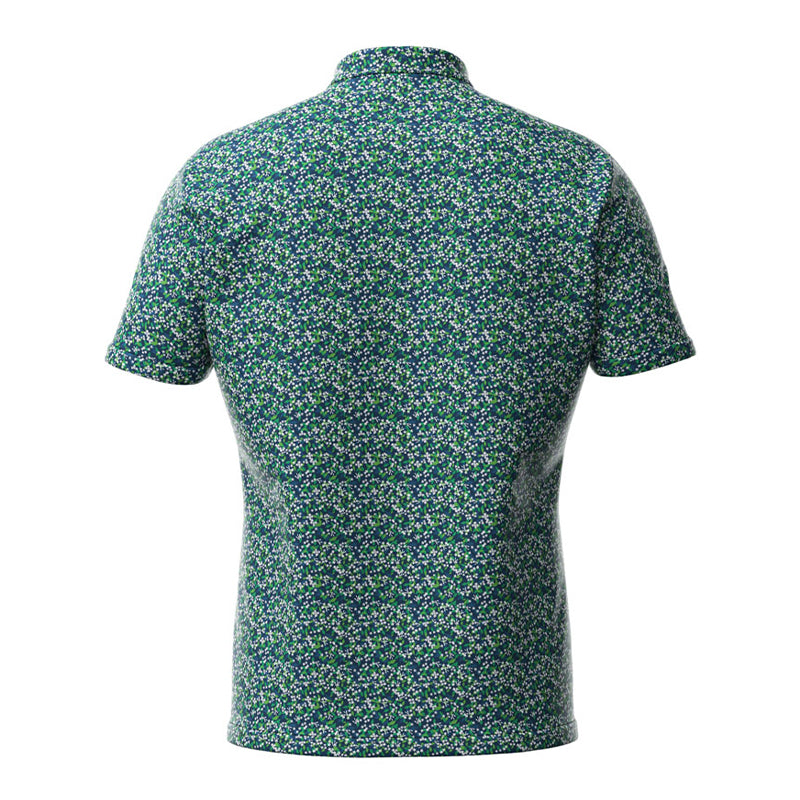 TAYLORMADE Band Collar Men's Polo (Green)