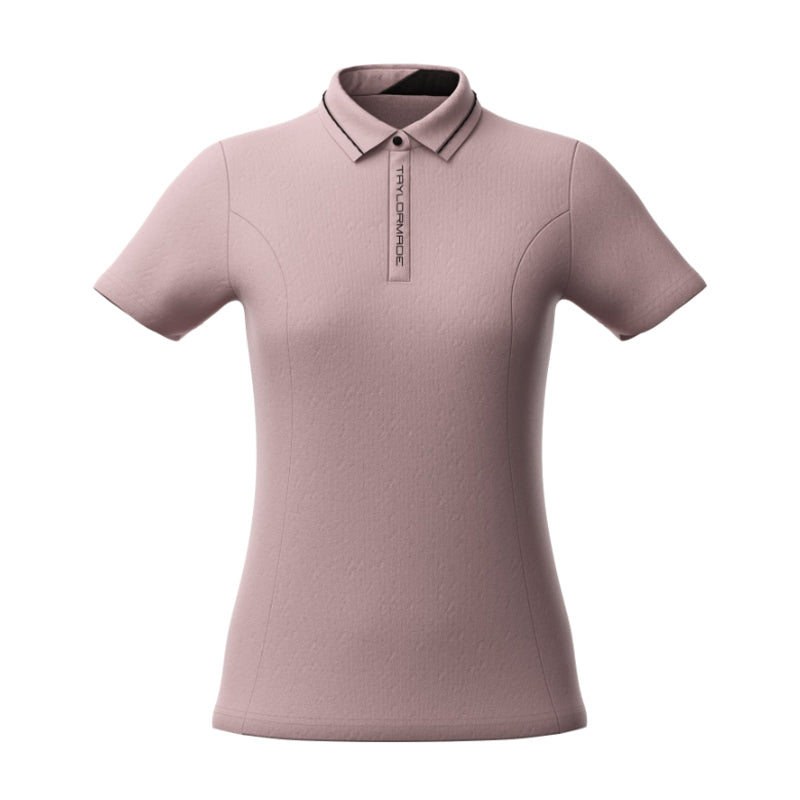 TAYLORMADE Tour Basic Women's Polo (Smoke Pink)