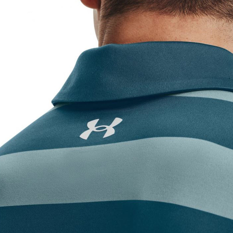 UNDER ARMOUR Playoff 3.0 Striped Men's Polo (Static Blue)