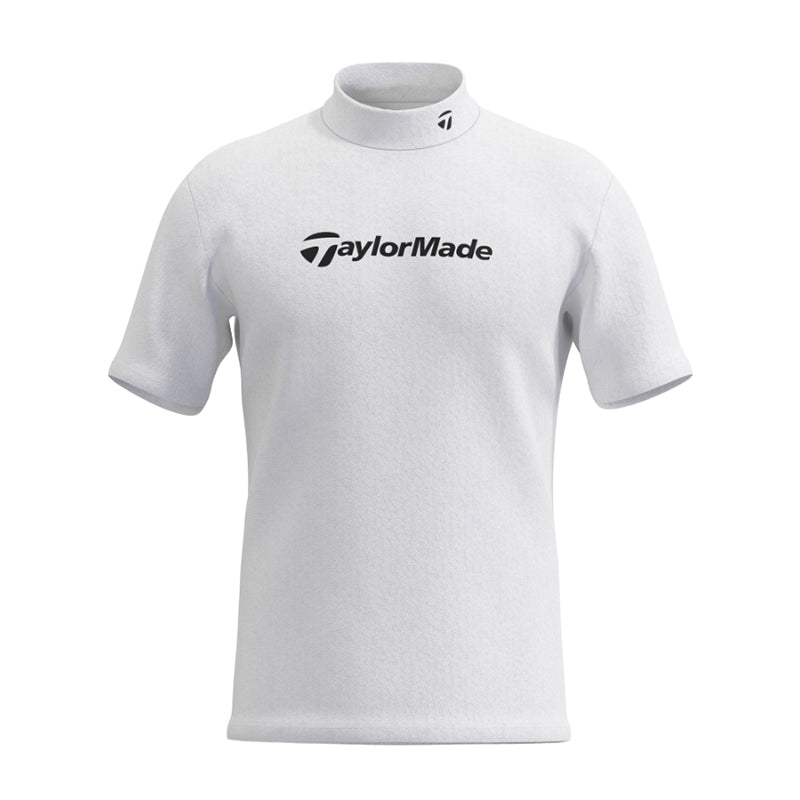 TAYLORMADE Club Basic Men's Mock Shirt (White)