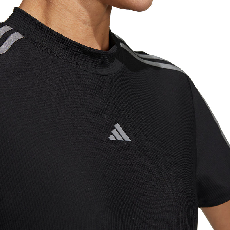 ADIDAS 3-Stripes Women's Mock-Neck Shirt