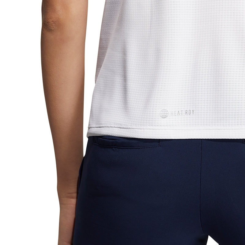 ADIDAS HEAT.RDY Women's Polo (White)