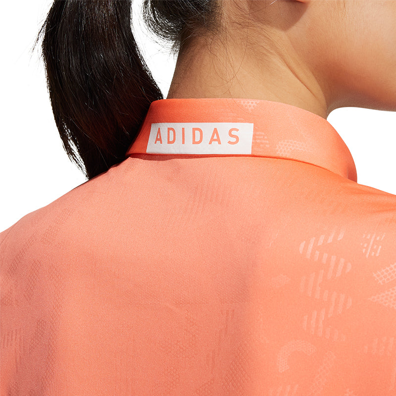 ADIDAS AEROREADY Deboss Women's Polo (Coral)