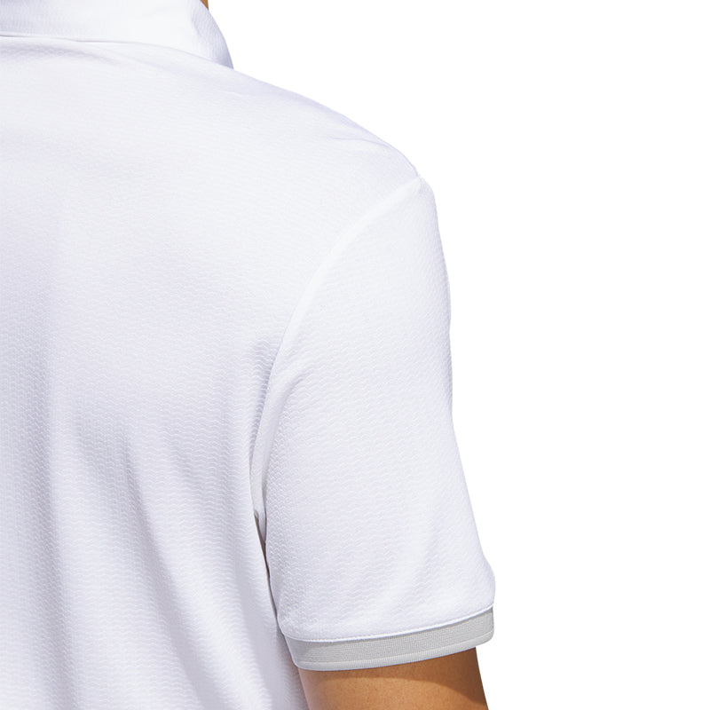 ADIDAS HEAT.RDY Men's Polo (White)
