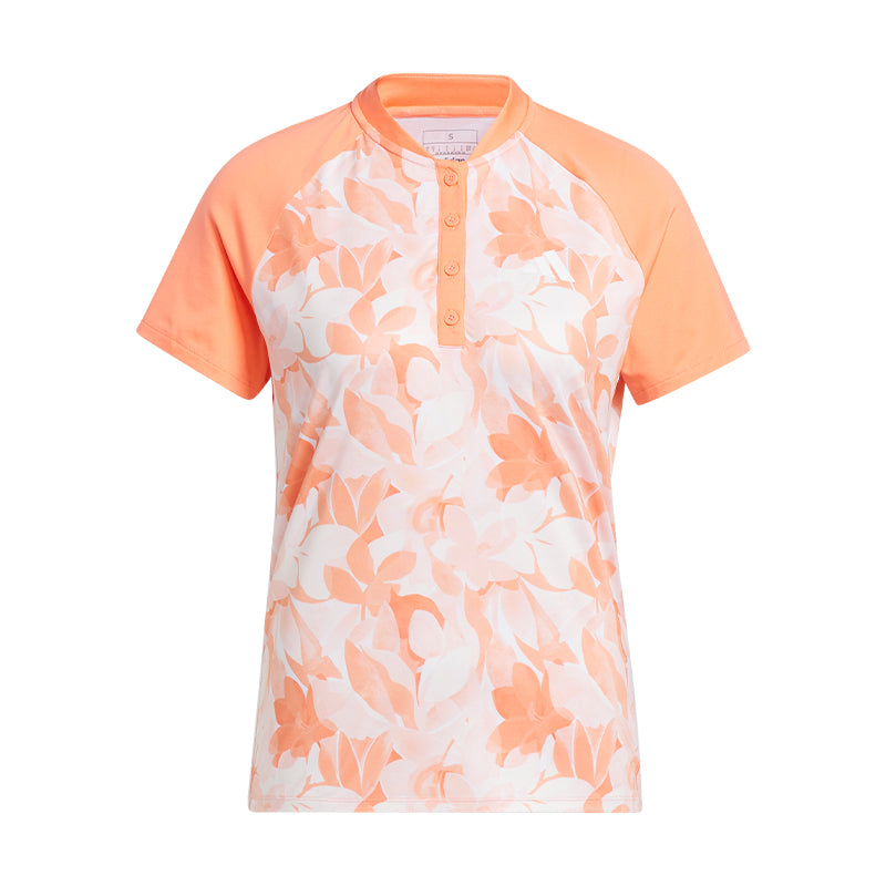 ADIDAS Floral Women's Polo (Coral)