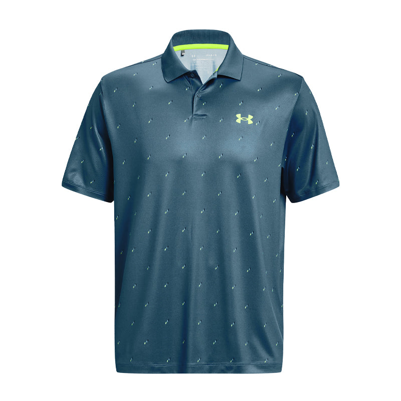UNDER ARMOUR Performance 3.0 Deuces Men's Polo (Static Blue)