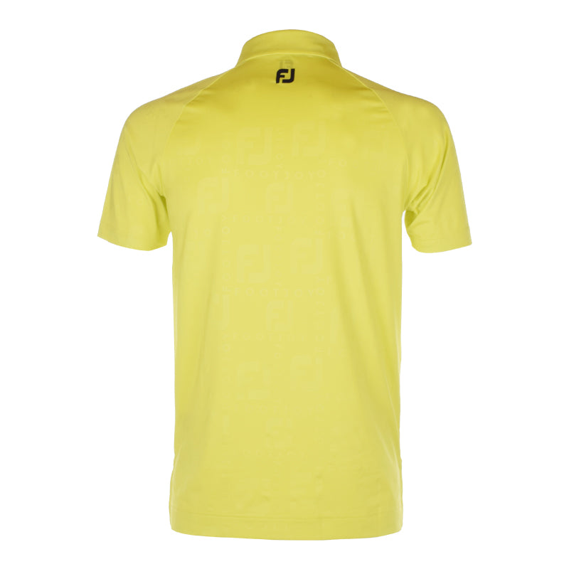 FOOTJOY Japan Deboss Men's FJ Polo (Yellow)