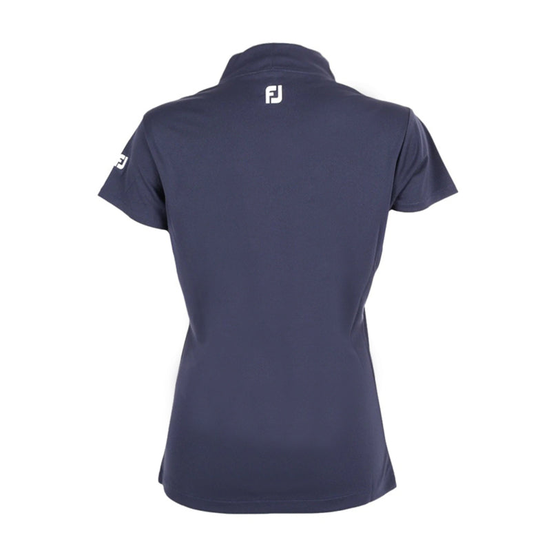 FOOTJOY Women's Mock Neck Polo (Navy)