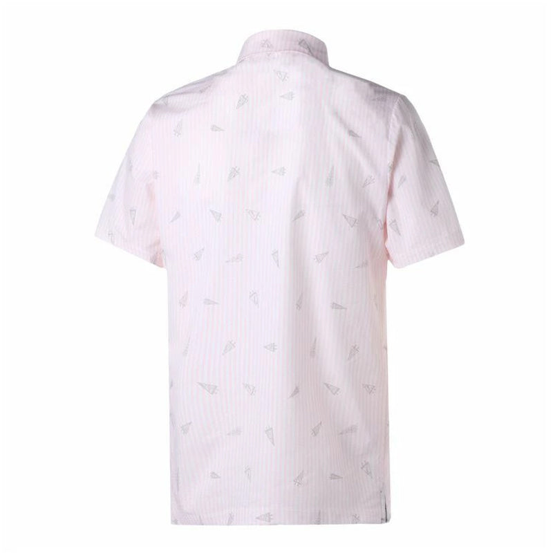PUMA Flag Printed Seersucker Men's Polo (Pearl Pink)