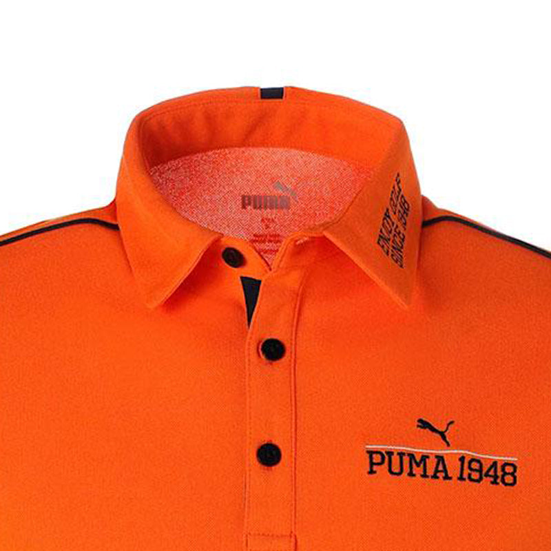 PUMA Cool Touch Tour Men's Polo (Orange)