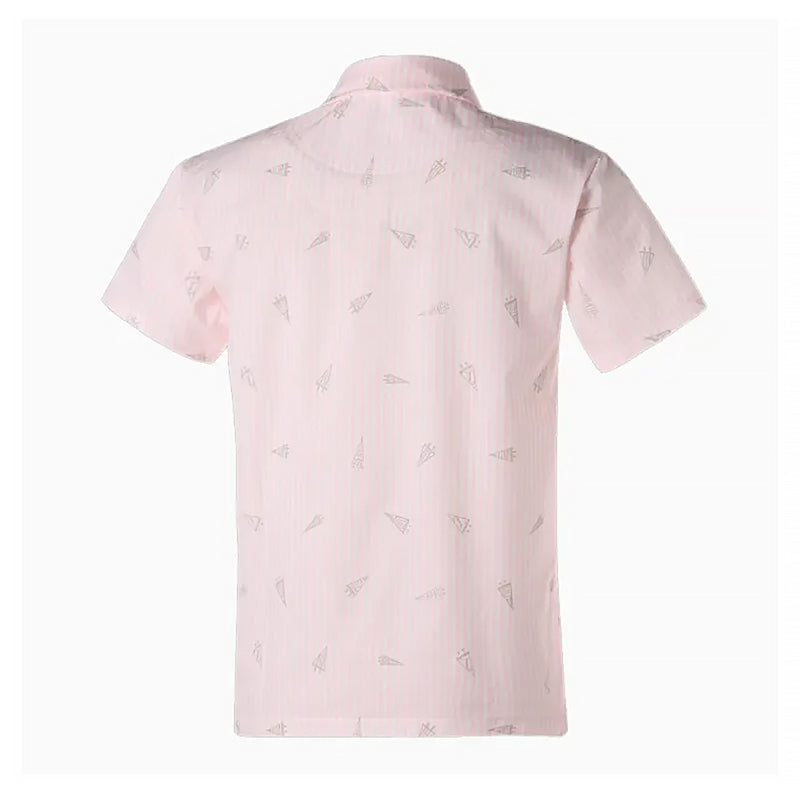 PUMA Flag Print Seersucker Women's Polo (Pearl Pink)