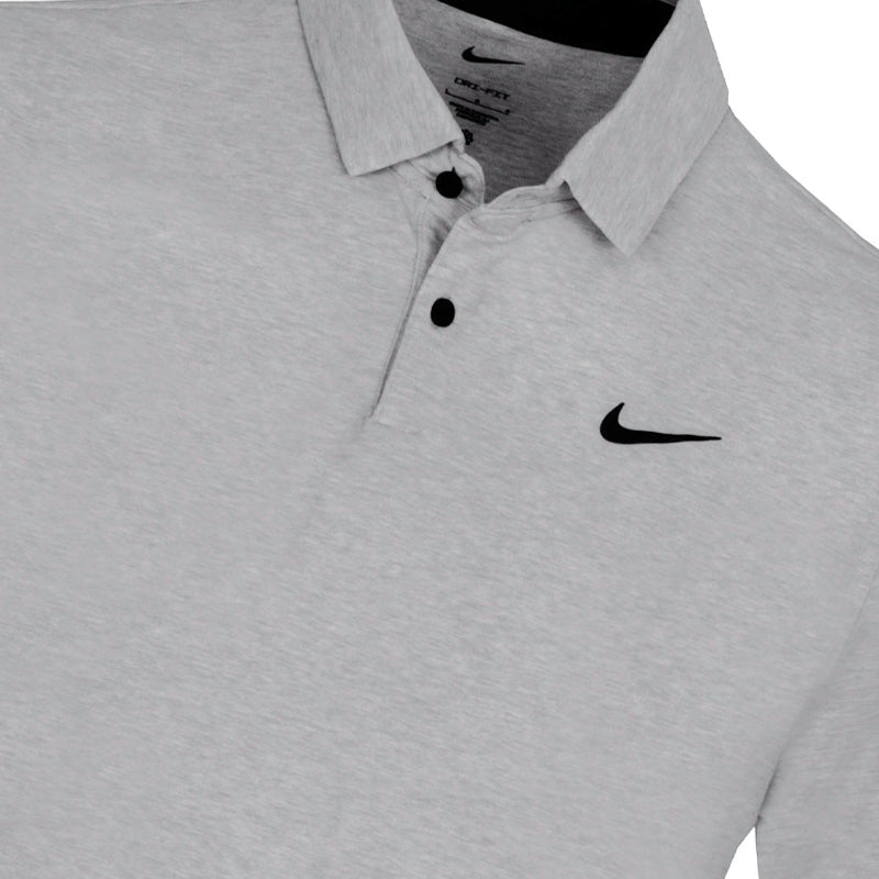 NIKE Tour Heather Men's Polo (Light Smoke Grey)