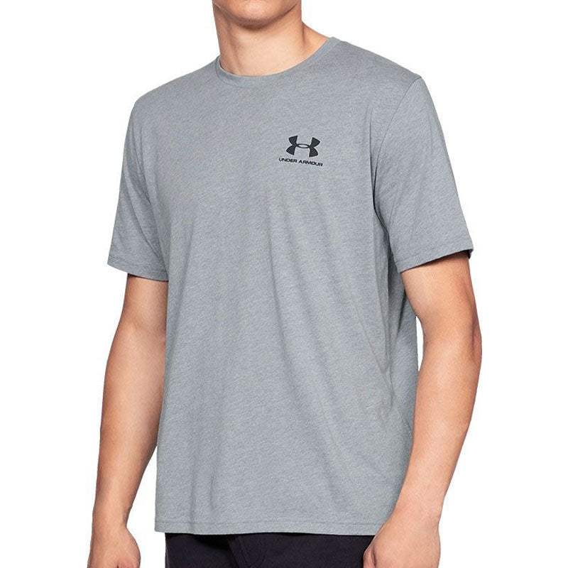 UNDER ARMOUR Left Chest Logo Men's Polo (Steel Light Heather)