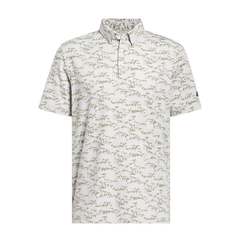 ADIDAS Go-To Print Men's Polo (White)