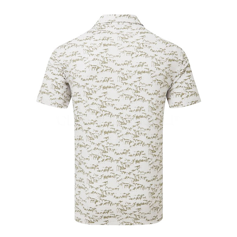 ADIDAS Go-To Print Men's Polo (White)
