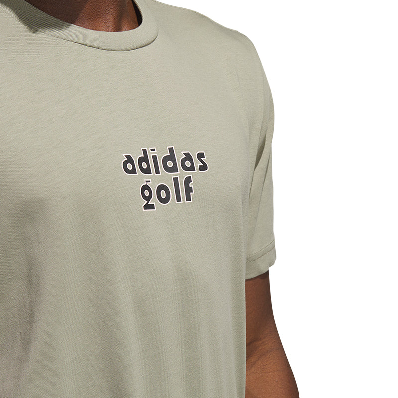 ADIDAS Golf Graphic Men's Tee (Silver)