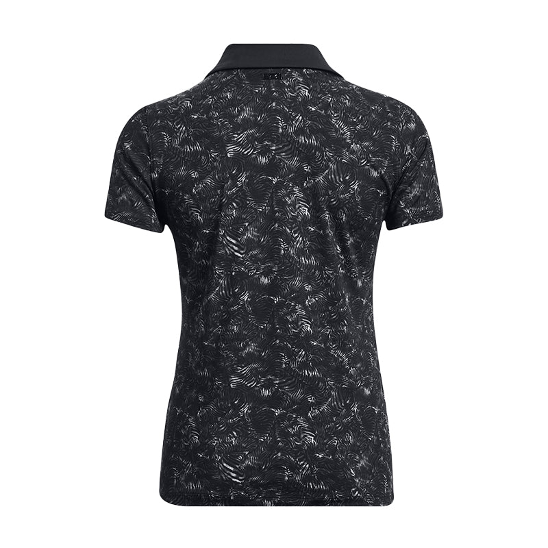 UNDER ARMOUR Playoff Printed Women's Polo (Black)